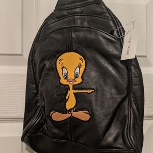 Tweety Bird Leather Backpack